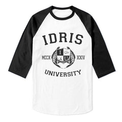 Carstairs 22 Idris university Unisex 3/4 Raglan Tee
