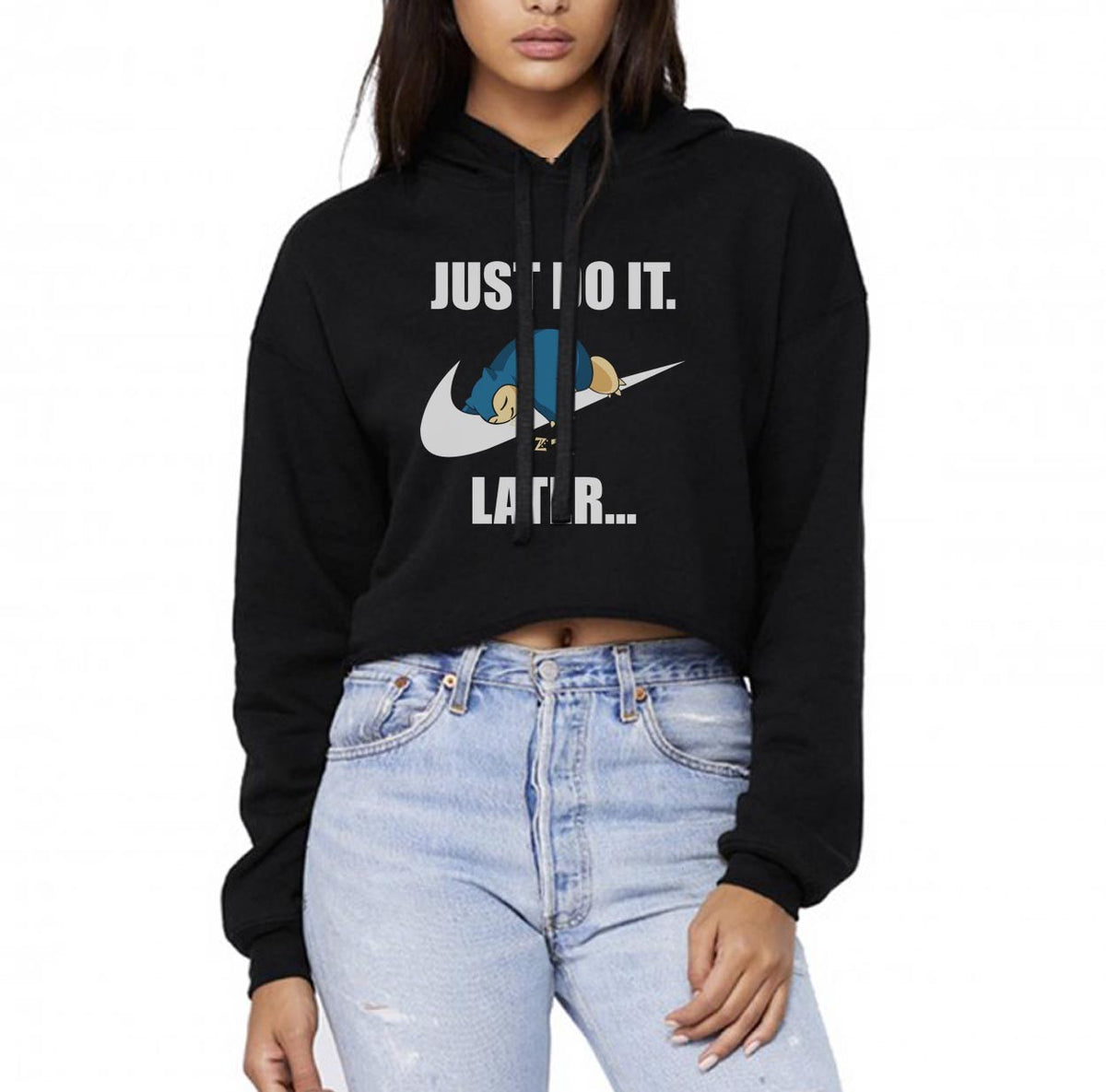 just do it later snorlax hoodie