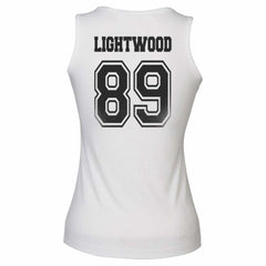 Lightwood 89 Idris University Women Tank Top White