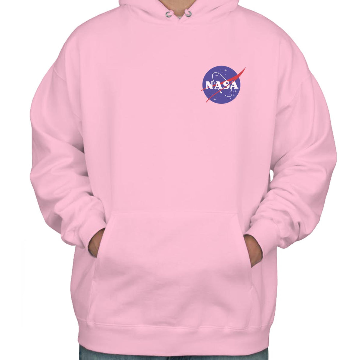 light pink nasa hoodie