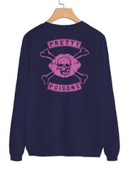 Pretty Poisons Back Only Unisex Crewneck Sweatshirt Adult