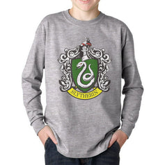 Slytherin Crest #1 Kid / Youth Long Sleeves T-shirt tee PA Crest