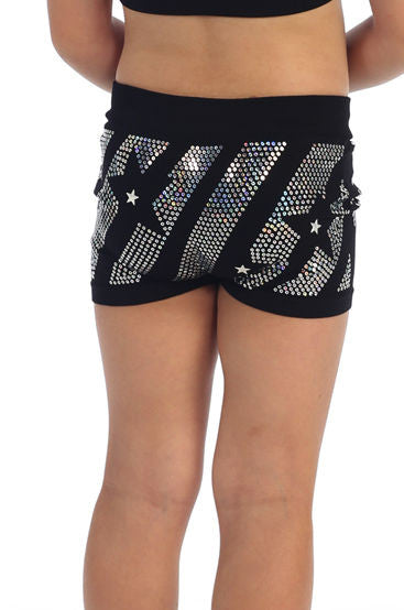 STARDAZZLE SEQUIN BOY SHORTS