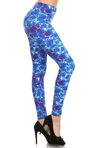 MULTICOLOUR HOLIDAY PRINTED LEGGINGS