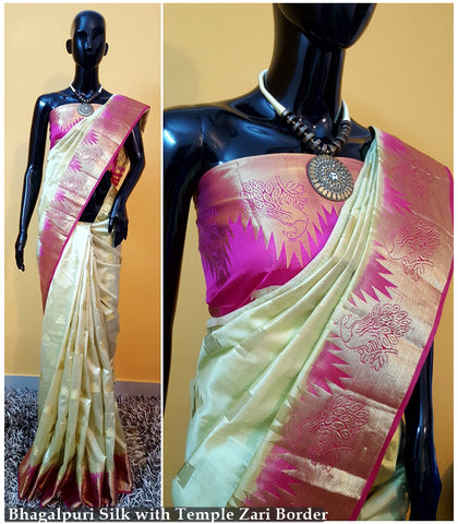 Pink Kanjivaram Silk Sarees (Add to Cart Get 15% Extra Discount)