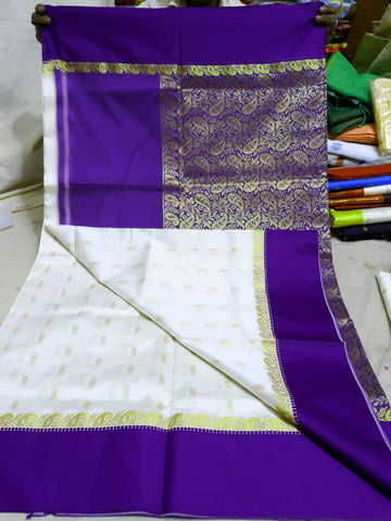 Blue Green Garad Silk Sarees