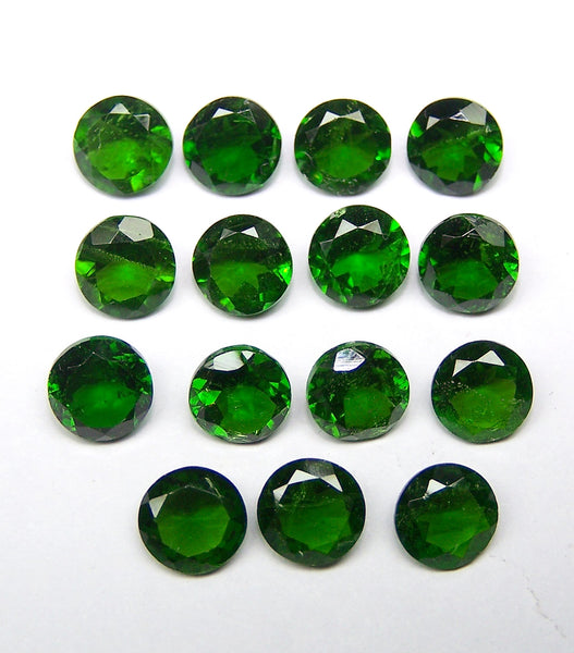 Lot of 6 Chrome Diopside Gemstones