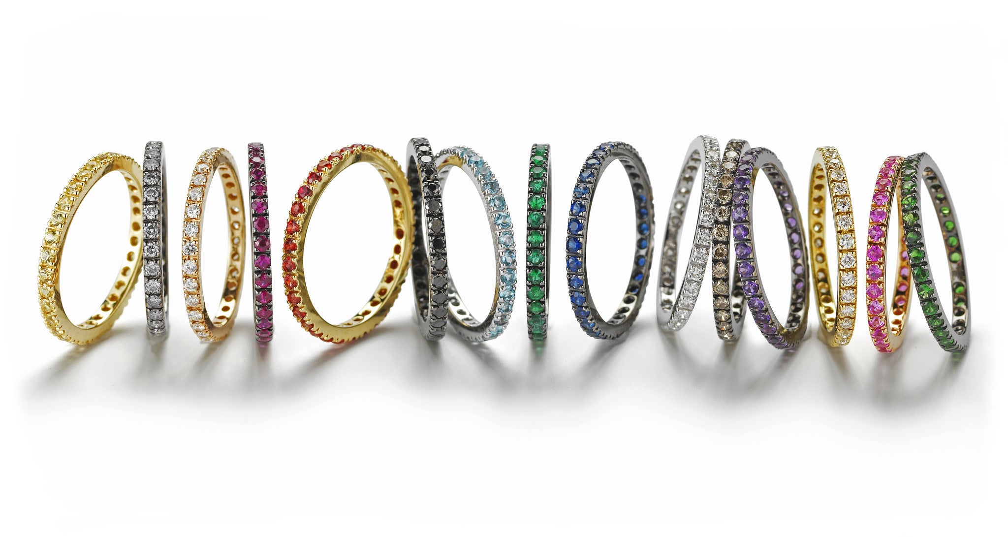 A-FURST-FRANCE-MULTICOLOR-ETERNITY-BAND-RINGS