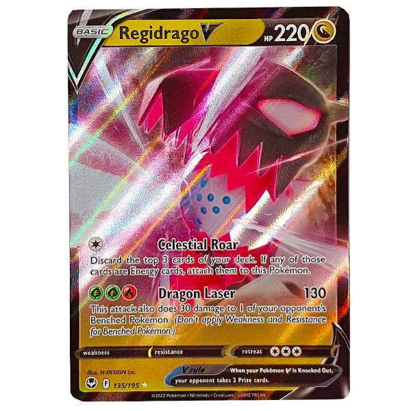 PokÉmon Tcg Regidrago V Ultra Rare 135195 Hero Stash