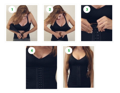How to Put on a Waist Trainer  Properly Wearing a Waist Trainer