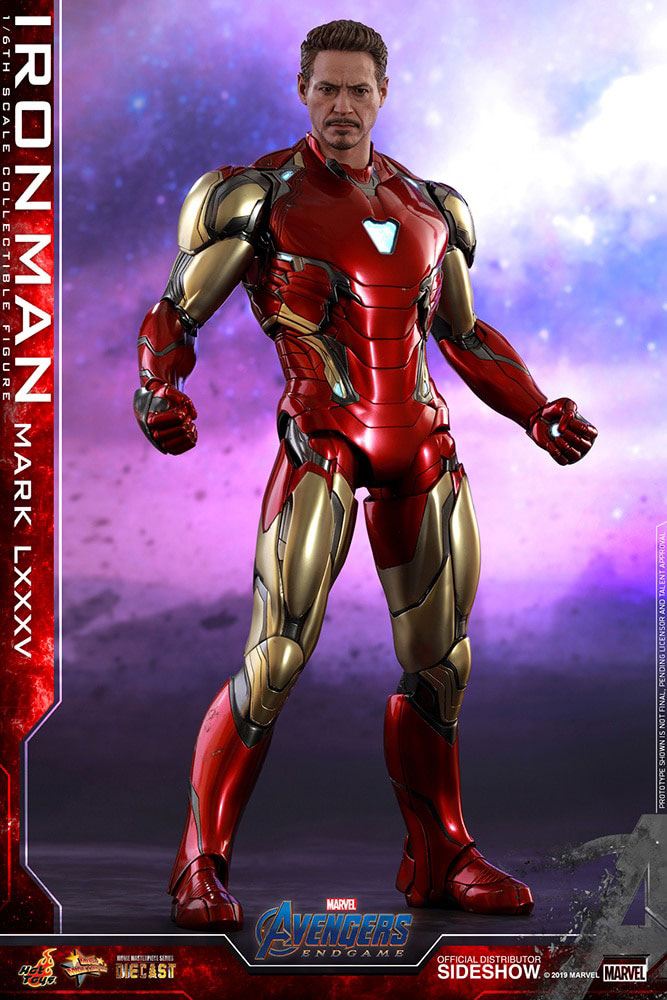 Hot Toys Avengers Endgame Iron Man Mark Lxxxv Diecast 1 6 Action Figu Movie Figures