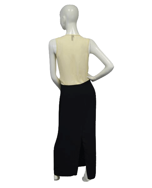Maurice's Pale Yellow Sheer Sleeveless Blouse Size Small (SKU 000051)