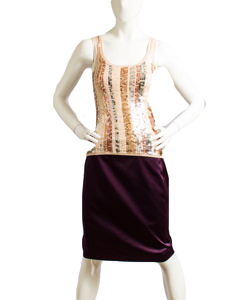 Bebe All That Glitters IS Gold Top Sz XS (SKU 000010)