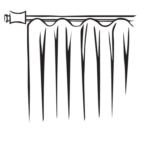 made to measure curtains - Wave Pleat