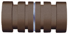 CRL Oil Rubbed Bronze Contemporary Style Back-to-Back Shower Door Knobs - SDK1060RB