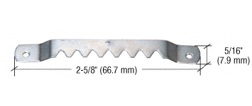 CRL Bulk Packed Steel Sawtooth Hangers With Seven Notches - STH7BULK