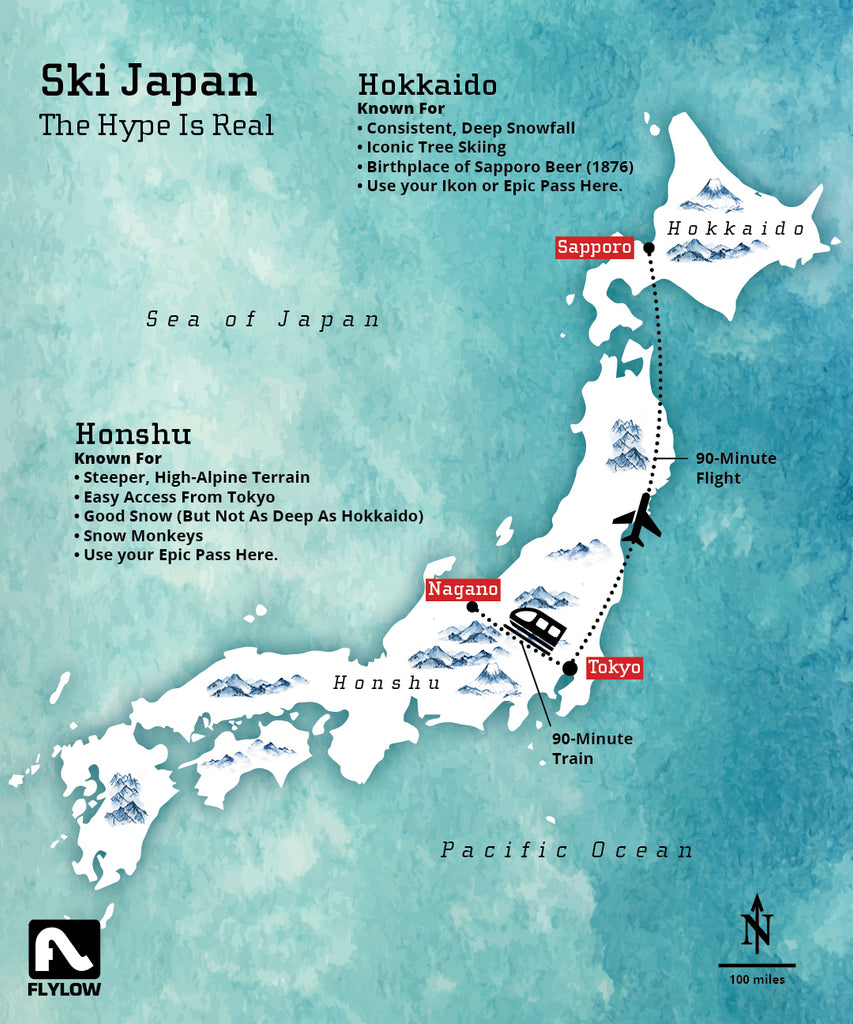 Where to ski in Japan