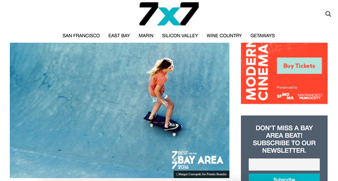Potaito Boards Skateboard - Featured in 7x7 Bay Area