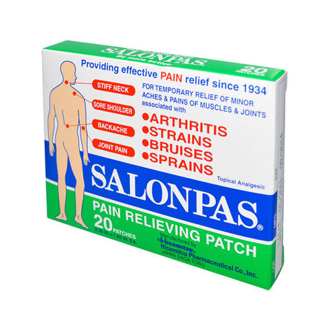 Salonpas Pain Relieving Patch (1x20 Count) - Forever Young Organics