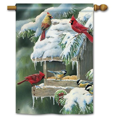 Winter Feeder - House Flag - FlagsOnline.com by CRW Flags Inc.