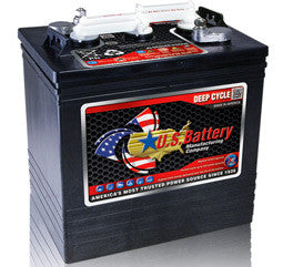 US Battery 6 Volt 208 Amp Hour Conventional Wet Cell Golf Cart Battery Part No US1800XC2