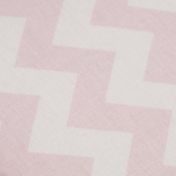 PADDED Ironing Board Cover made with Riley Blake light pink and white chevron select the size