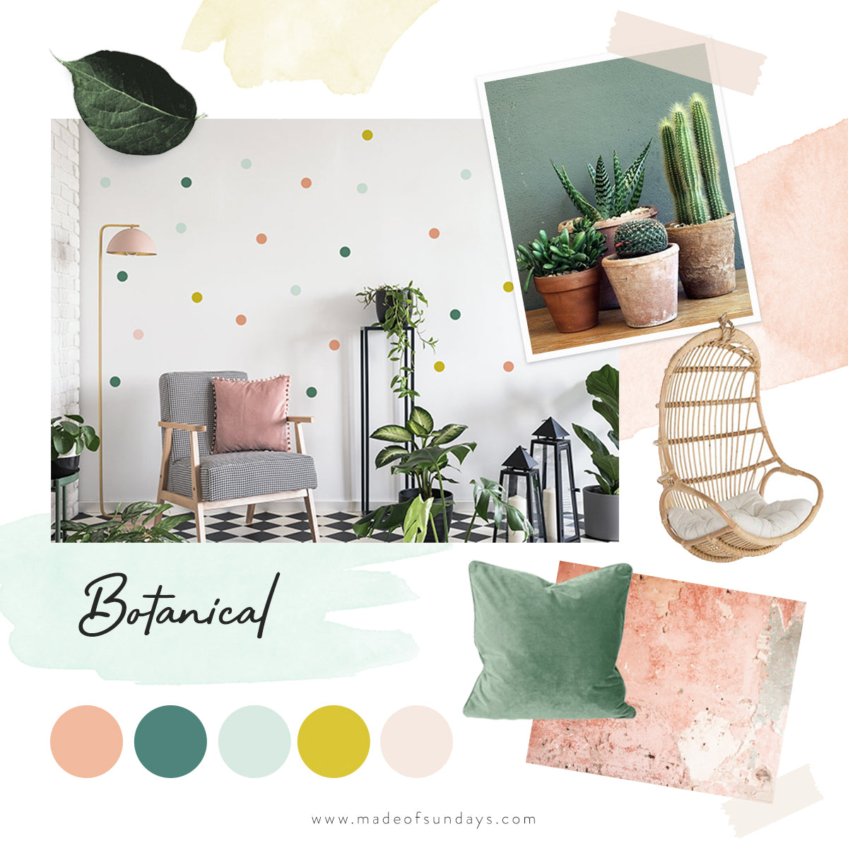 Botanical Colour Palette by Made of Sundays