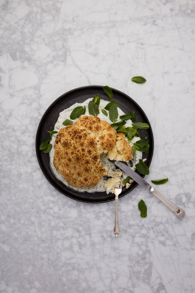 whole roasted cauliflower