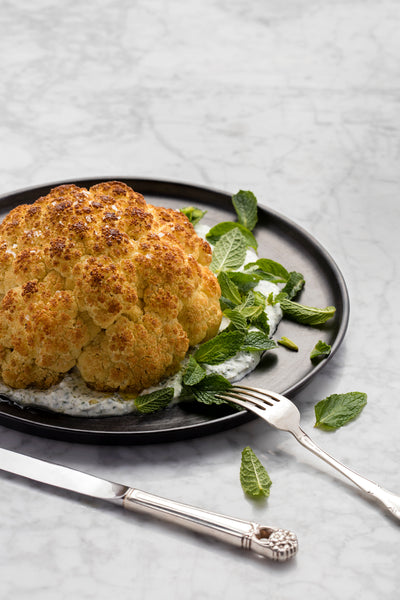 whole roasted cauliflower