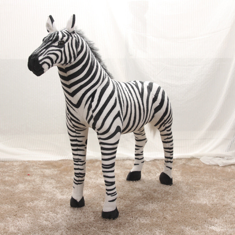 life size zebra stuffed animal