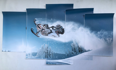 Snowmobile Ride Canvas