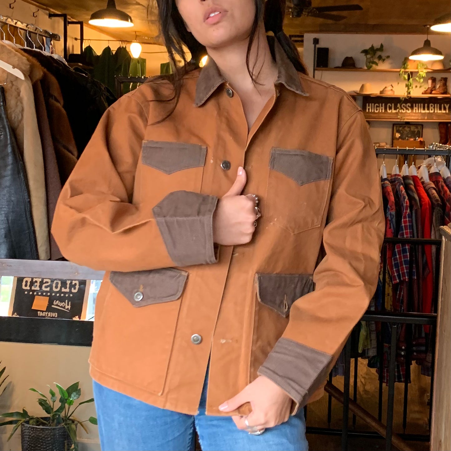 Schaefer Canvas & Corduroy Chore Coat ( L/M)