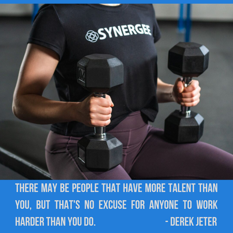 there may be people that have more talent than you but that's no excuse for anyone to work harder than you do