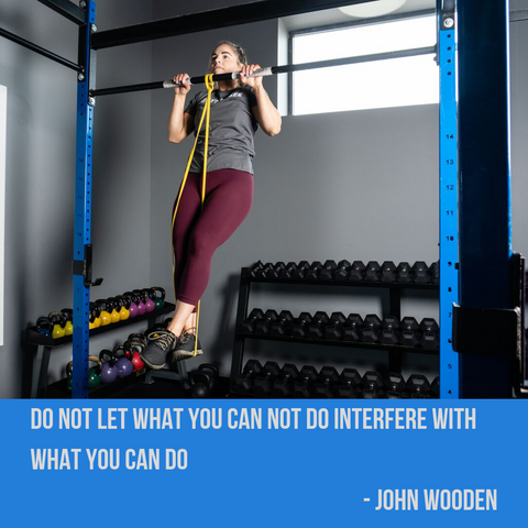 do not let what you cannot do interfere with what you can do 
