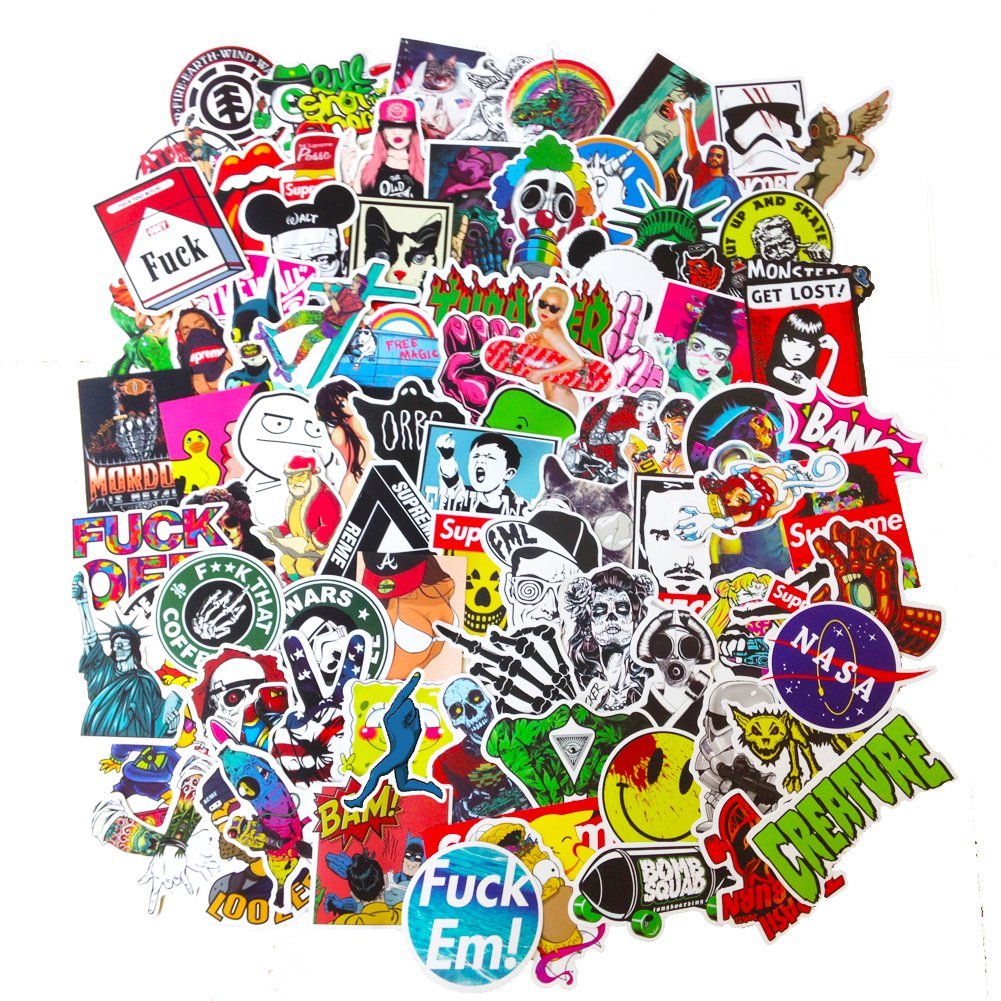Primitive Skateboards Stickers 5 Pack Assorted FREE POST Skate decal 