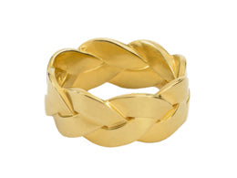 baltera jewelry nyc 18K yellow gold satin polish