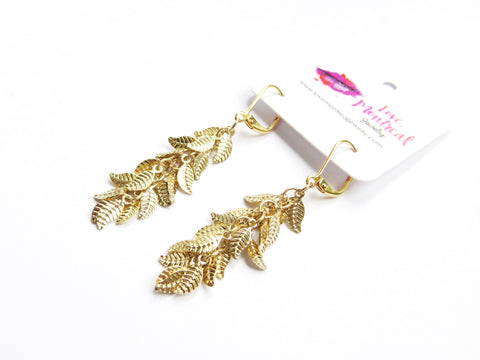 Gold Leaf Earrings