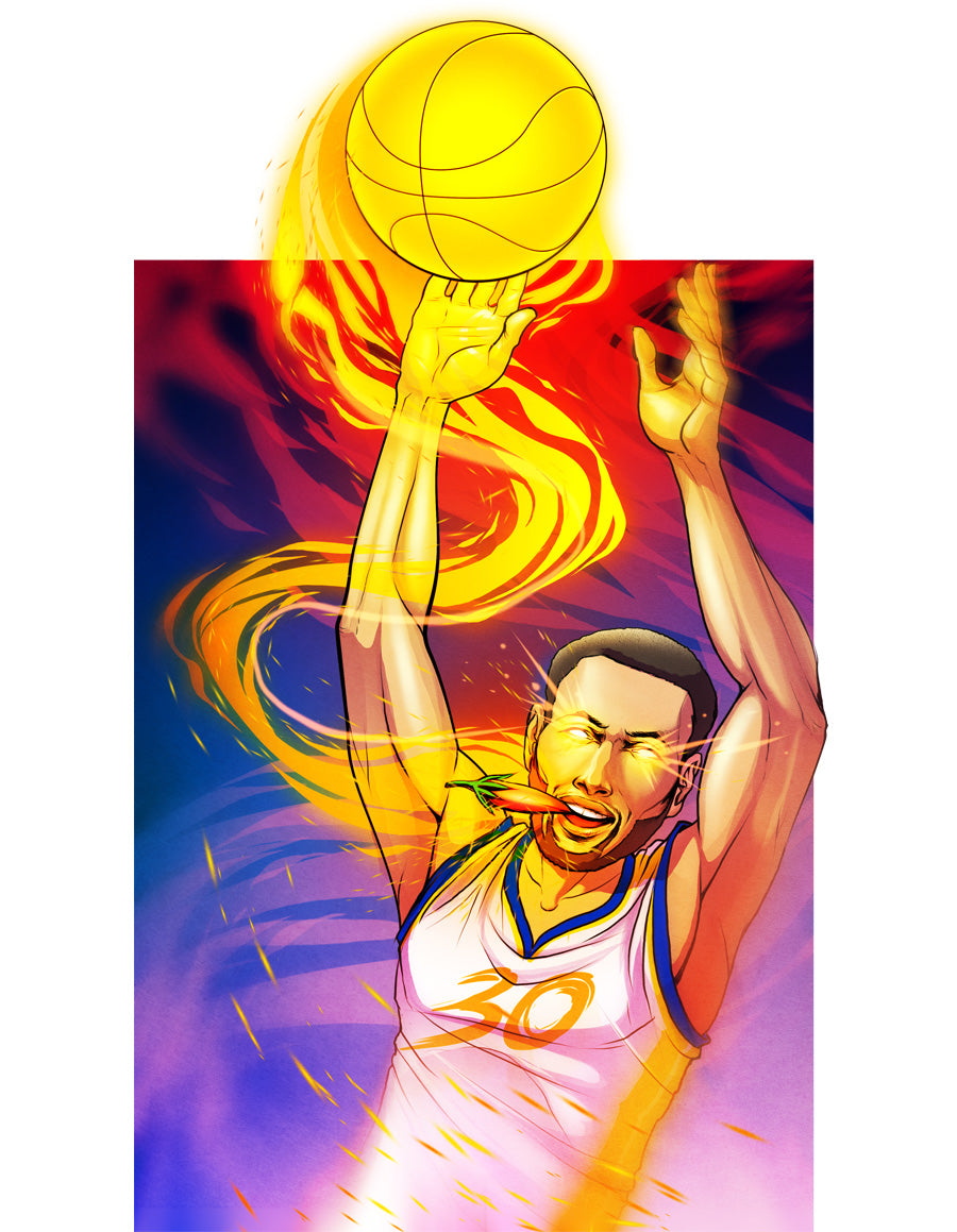 NBA Stephen Curry alter ego as food superhero named The Ghost Pepper