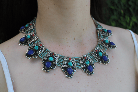 lapis lazuli and turquoise