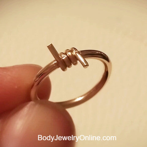 SEPTUM Barbed Wire Captive Bead Nose 