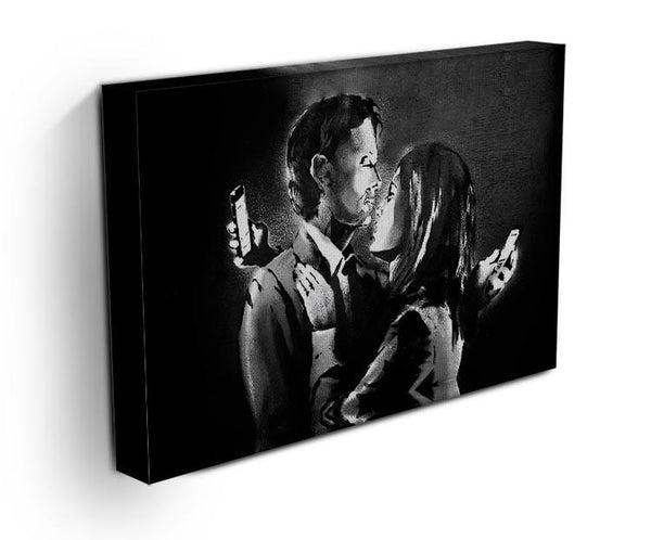 Banksy Mobile Lovers Canvas