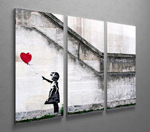Banksy There Is Always Hope 3 Split Canvas 