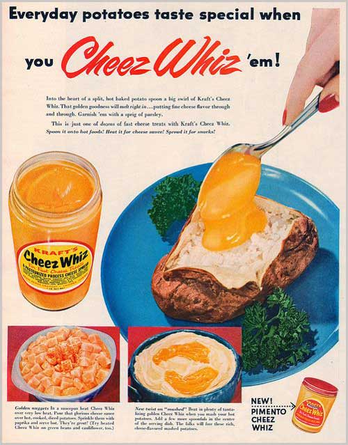 Cheez whizz vintage ad