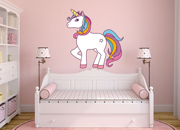 Colourful Unicorn Wall Sticker