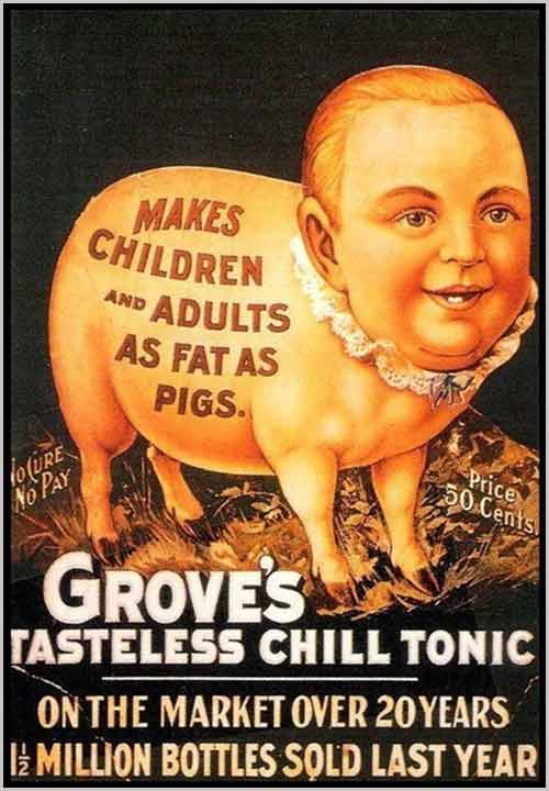 Fat as pigs vintage ad