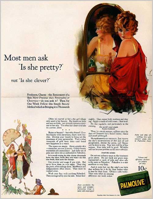Most men as is she pretty vintage ad