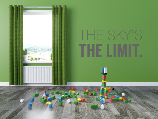 The Skys The Limit Wall Sticker