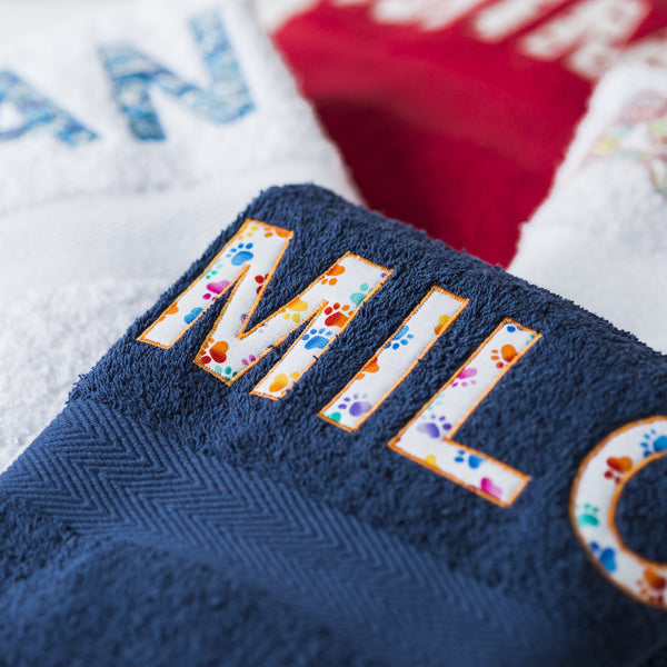 personalised towels