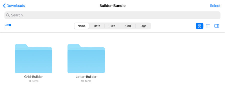 files-app-grid-builder