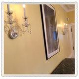 Crystal Sconces with Swarovski